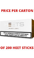 IQOS HEETS Bronze Cigarettes pack